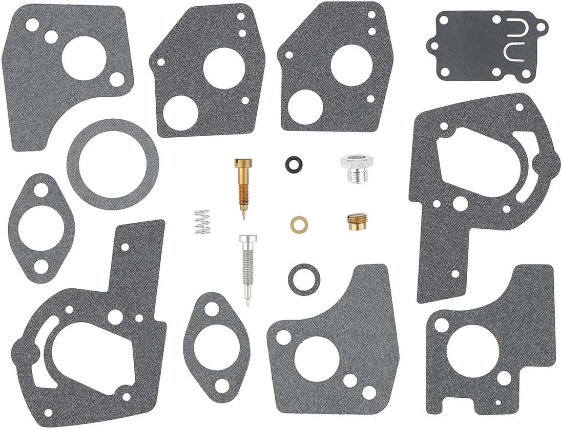 495606 494624 Carburetor Overhaul Repair Rebuild Kit with for BS Pulsa Jet Carb 80200 81200 82200 3 Thru 5 HP Horizontal Engines - hipaparts