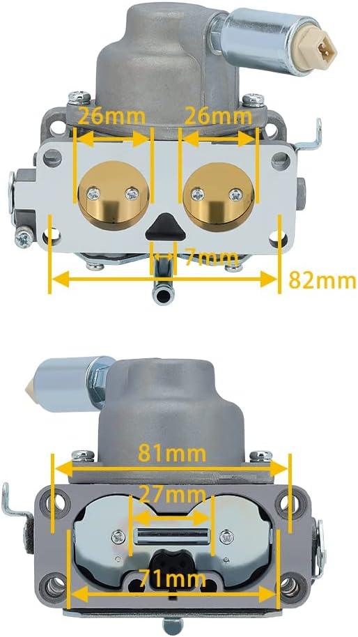 791230 Carburetor for Briggs & Stratton V-Twin 20 21 22 23 24 25 26hp Husqvarna YTH23v48 YTH2348 YTH2448 YTH24v48 Craftsman DYS4500 GT5000 DYT4000 LT1000 Replace 799230 699709 499804 MIA10632 - hipaparts