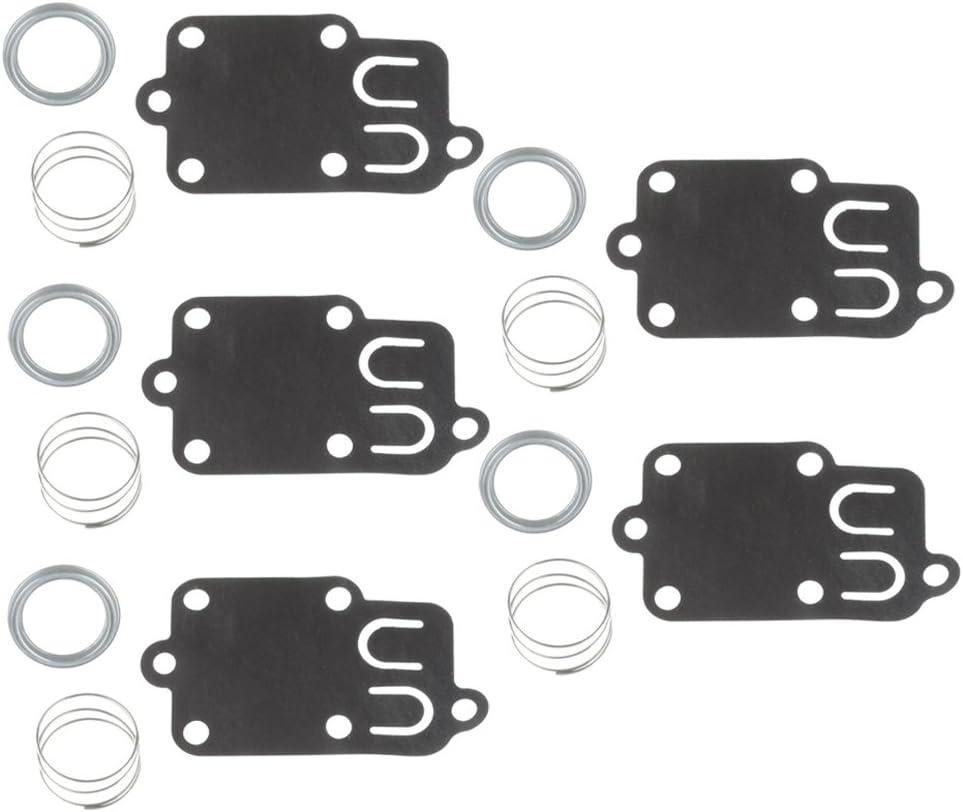 5PCS Carburetor Diaphragm Gasket kit for 2hp Thru 5hp Engines BS 270026 272538 272538S 272637 4157 4168 5021 5021K 690766 221377 Spring Cap - hipaparts