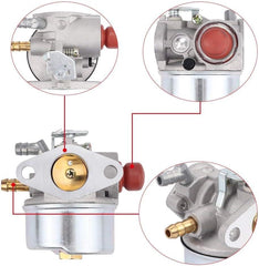 640004 OHH60 OHH55 Carburetor for Tecumseh OH195EA OHH45 OHH50 OHH55 OHH60 OHH65 5.5HP 6.5HP OHH OHV Series Engine Lawn Mower Parts Replace 640014 640025 640025A 640025C 640117B - hipaparts