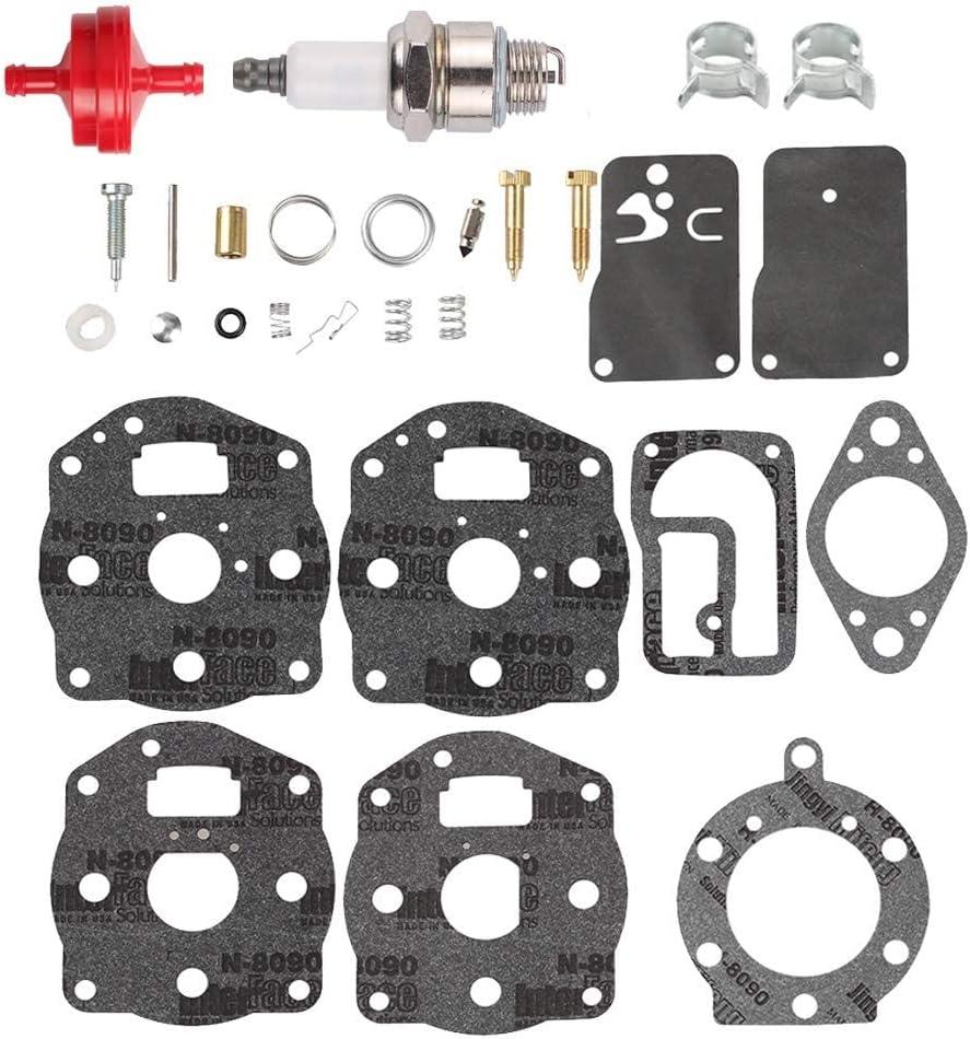 694056 Carburetor Overhaul Rebuild Kit for 491539 394502 460777 461707 461777 Carb - hipaparts