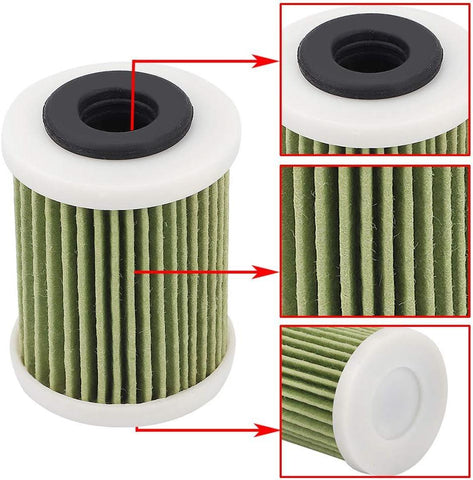 6P3-WS24A-00-00 Fuel Filter Replacement for Yamaha Marine F150 LF150 VF200 F200 VF225 F225 VF250 F250 6P3-24563-00-00 6P3-24563-01-00 (Pack of 3) - hipaparts