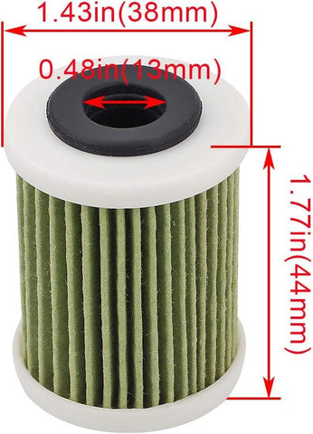 6P3-WS24A-00-00 Fuel Filter Replacement for Yamaha Marine F150 LF150 VF200 F200 VF225 F225 VF250 F250 6P3-24563-00-00 6P3-24563-01-00 (Pack of 3) - hipaparts