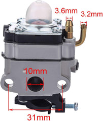 753-04296 Carburetor for Shindaiwa T230 T230X T230XR Troy-Bilt TB575SS TB590BC TB525CS Gas Trimmer Brushcutter Carb Replace 753-1225 WYL-19 WYL-19-1 - hipaparts