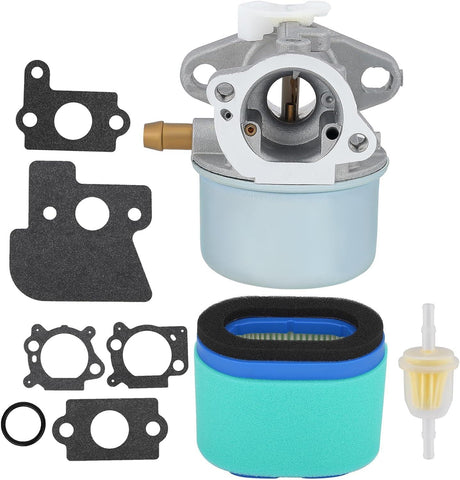 AM134697 JS63 Carburetor for John Deere JS63C JS63E JA60 JA62 JA65 JS40 JS45 JS60 JS61 SP6211 SP6213 21-inch Walk Behind Mower Replace Briggs & Stratton 790120 with Air Fuel Filter Kit - hipaparts