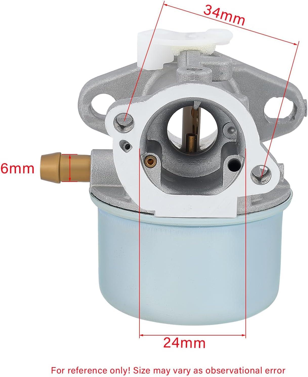 AM134697 JS63 Carburetor for John Deere JS63C JS63E JA60 JA62 JA65 JS40 JS45 JS60 JS61 SP6211 SP6213 21-inch Walk Behind Mower Replace Briggs & Stratton 790120 with Air Fuel Filter Kit - hipaparts