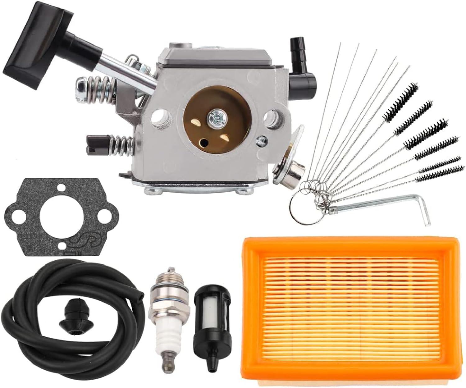 BR420 Carburetor Kit with Cleaner Cleaning Filter for Stihl SR320 SR340 SR380 SR400 SR420 BR320 BR340 BR380 BR400 BR420 Backpack Blower - hipaparts