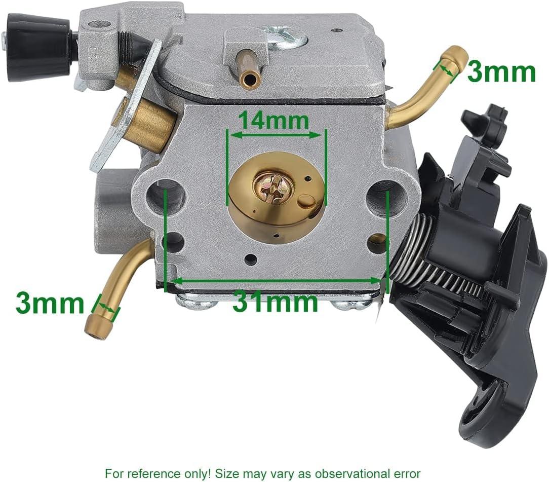 C1M-EL37B Carburetor with 544 08 08 02 Maintenance Kit for Husky 445 445E 450 450E R18 Jonsered 2245 2250 Gas Chainsaw 506450401 Carb - hipaparts