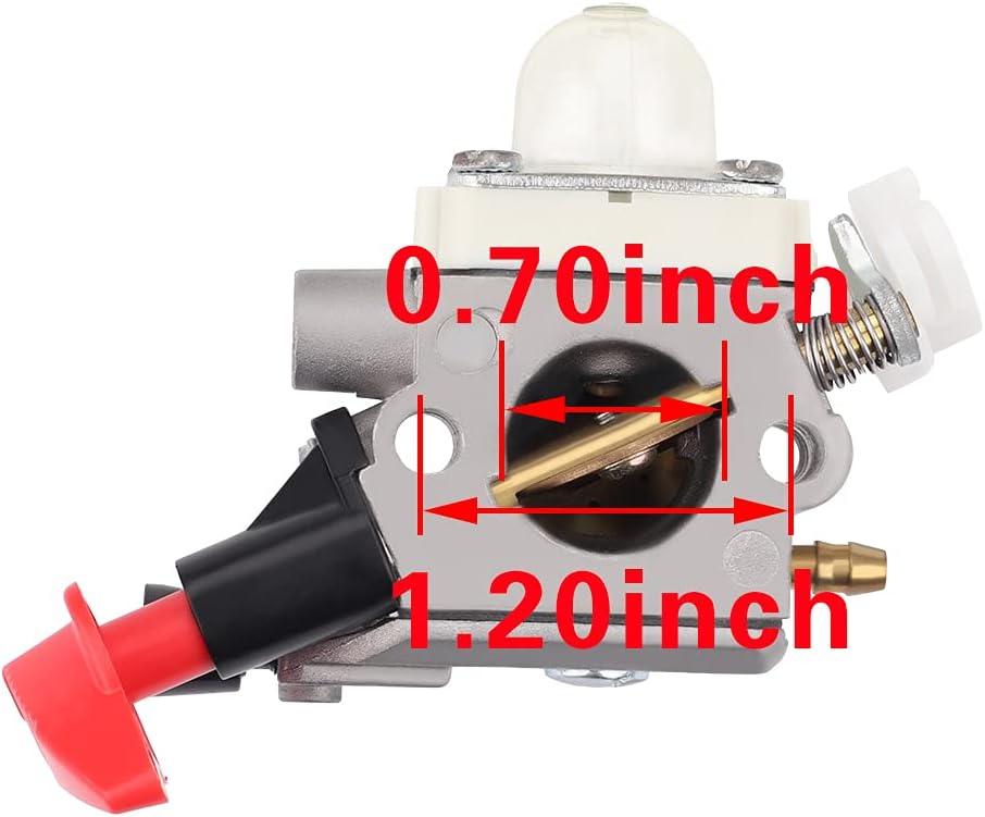 C1M-S267A FS56RC Carburetor Kit for Stihl FS40 FS50 FS56 FS70 FS70C FC56 FS56C FC70 HT56 HT56C KN56 KM56 KM56C Trimmer Replaces 4144 120 0608 41441200608 - hipaparts