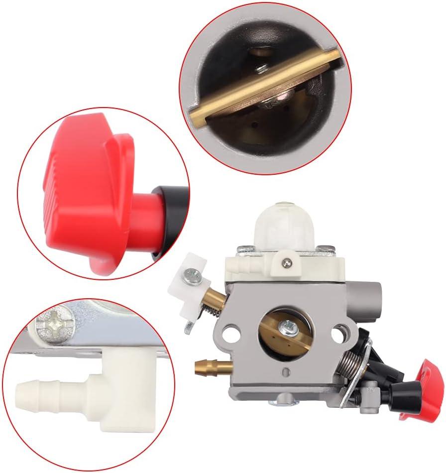 C1M-S267A FS56RC Carburetor Kit for Stihl FS40 FS50 FS56 FS70 FS70C FC56 FS56C FC70 HT56 HT56C KN56 KM56 KM56C Trimmer Replaces 4144 120 0608 41441200608 - hipaparts