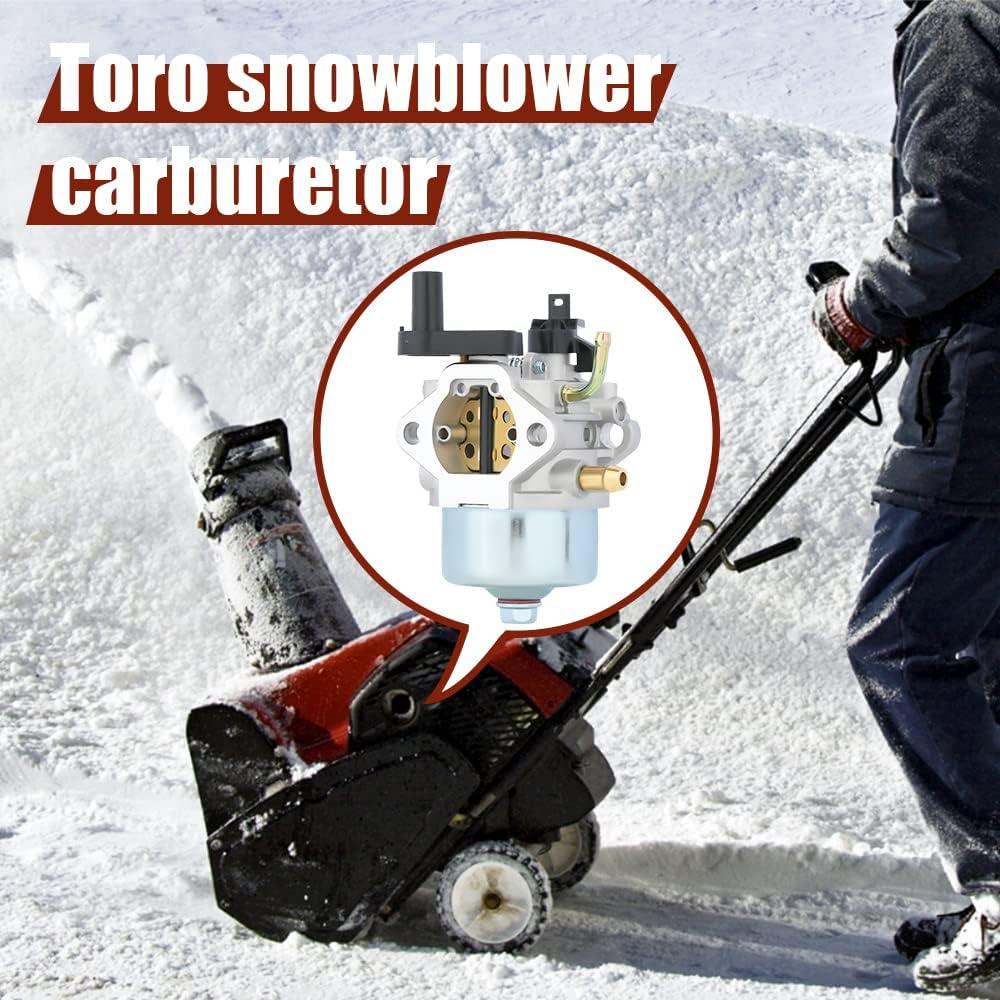 CCR2450 Snowblower Carburetor for Toro CCR 3650 CCR2400 CCR2500 CCR3000 CCR3600 GTS 3650 6.5hp Lawnboy 2 Cycle Snow Thrower Replace 801396 801233 801255 - hipaparts