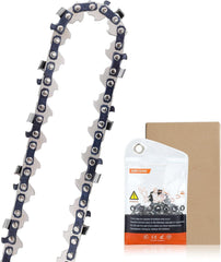 Chainsaw Chain for 12 Inch (30 cm) Bar, 64 Drive Links, 1/4" Pitch .043" Gauge Saw Chains Compatible with Stihl 36700000064 - hipaparts