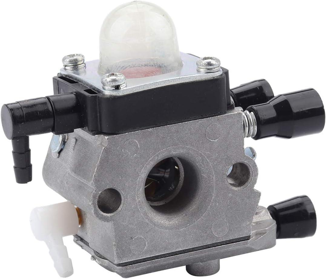 FS 38 Carburetor for Stihl fs55 Carburetor HL45 HS45 KM 55 FC55 FS45 FS46 FS46C FS55 FS55R FS55RC FS45C FS45L FS55C FS55T String Trimmer Weedeater Rep C1Q-S186 with Replacement Kit - hipaparts