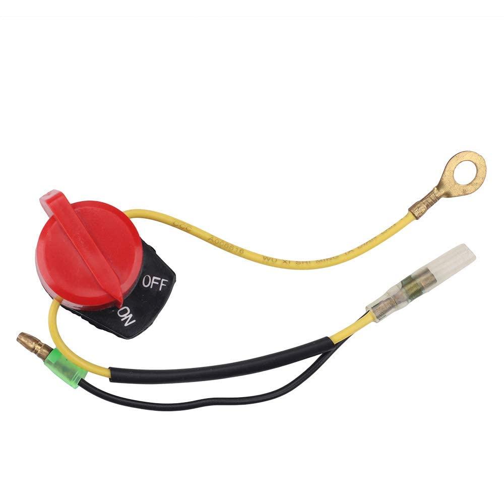 GX160 Low Oil Alert Sensor and Engine Stop Switch for Honda GX120 GX200 GX240 GX270 GX340 GX390 5.5HP Generator 6.5HP 8HP 9HP 11HP 13HP Engine On Off Switch 2 Pack - hipaparts