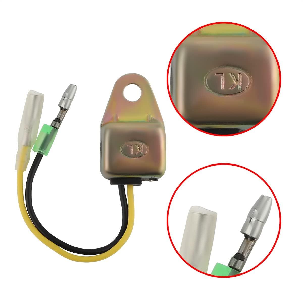 GX160 Low Oil Alert Sensor and Engine Stop Switch for Honda GX120 GX200 GX240 GX270 GX340 GX390 5.5HP Generator 6.5HP 8HP 9HP 11HP 13HP Engine On Off Switch 2 Pack - hipaparts