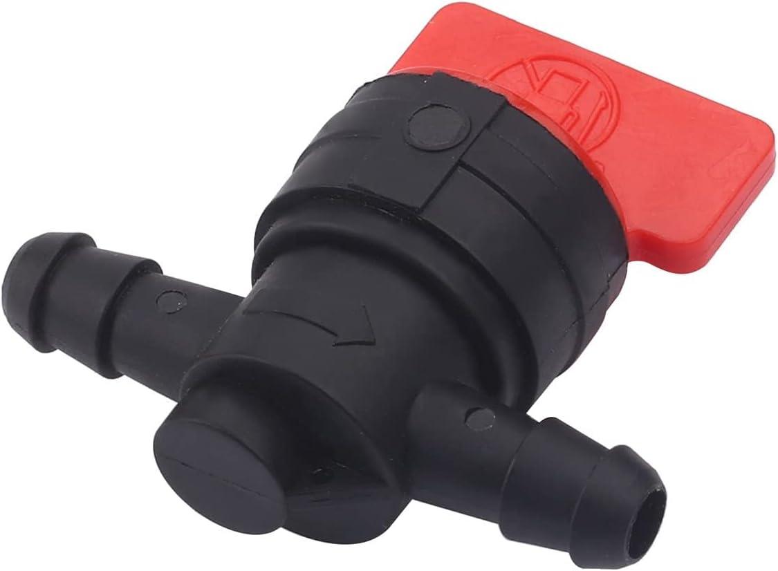 HIPA 494768 698183 Fuel Shut Off Valve 1/4 Inch with Clamp for Murray Toro Lawn Mower Tractor Parts (Pack of 3 pieces) - hipaparts