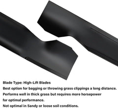 LT1000 42 inch Mower High Lift Blades for Craftsman Poulan Pro AYP Hus 42'' Deck Mower Replace 532138971 138498 138971 532138498 138971X431 - hipaparts