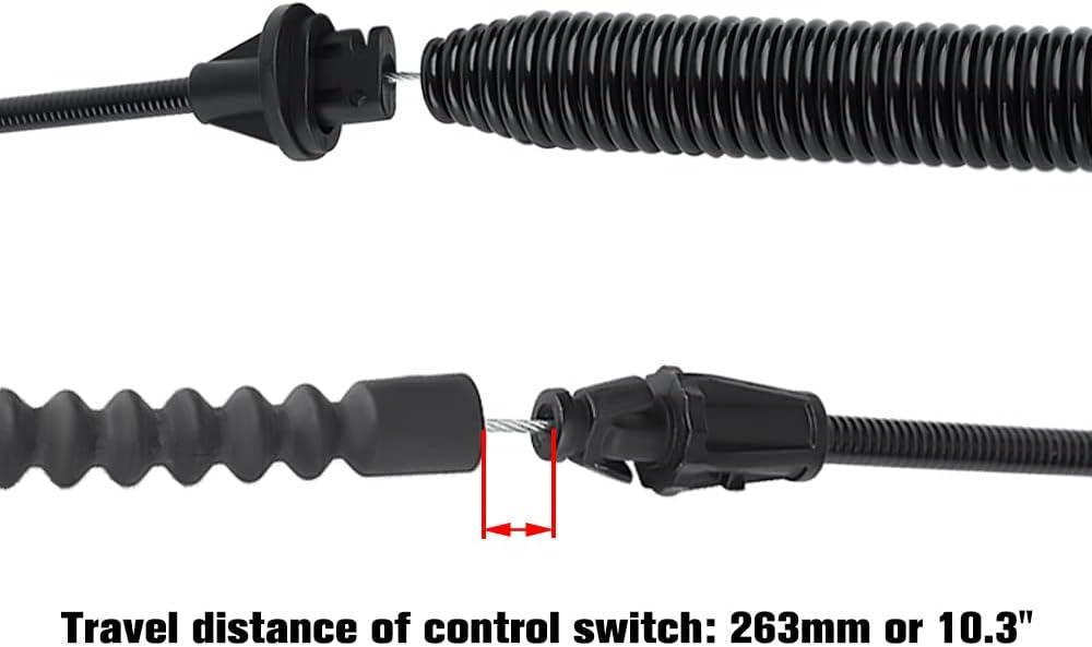 LTX 1045 Deck Engagement Cable for Cub Cadet 1040 1045 LTX1040 LTX1042 LTX1045 LTX1046 LTX1050H Troy Bilt TB2246 Riding Lawn Mower Replace 946-04618C - hipaparts