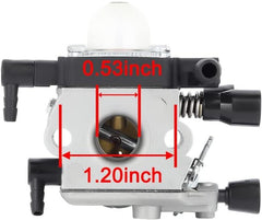 MM55 Carburetor for Sthil MM 55 MM55C Trimmer Parts Zama C1Q-S202A Carb Replaces 4601-120-0600 - hipaparts