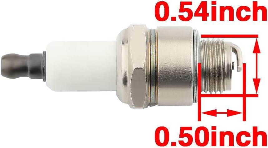 Pack of 3 796112 RJ19LM Spark Plug Fit Briggs and Stratton 796112S 802592 5095K Champion J19LM 492167 591040 591868 799876 802592S - hipaparts