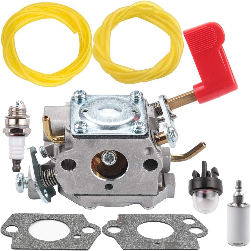 PP446ET Carburetor for Poulan RS32 PP136E PPB100E PPB150E PPB200E PPB250E PPB300E PPB32SST PP446E SM446E PP46ET Trimmer Pruner Replace C1U-W32 545006017 - hipaparts