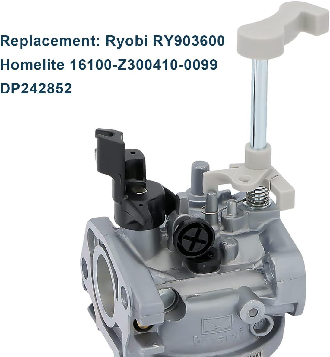 RY903600 Carburetor for Ryobi 3600 4500 Watt Inverter Generator 212cc Carburetor Replace Homelite 16100-Z300410-0099 - hipaparts