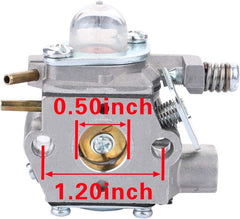 WT-631 530071635 Carburetor for Weed Eater Featherlite WT21 Trimmer Poulan FL25 PT17 PT3000 PP110 PP113 TE450 Weed Eater 25HO FL21 PL200 TE400 XT200 XT250 XT300 XT400 XT600 Gas Trimmer - hipaparts